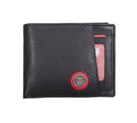 Benfica SL Cartera de Cuero con Tarjetero (Negro)