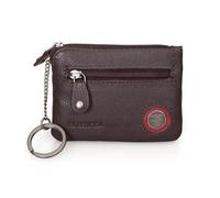 Benfica SL Tarjetero de Piel de Cuero Genuino (Marrón)