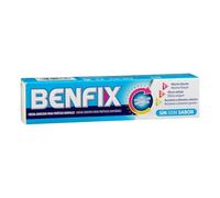 Benfix Adhesivo Prótesis Dentales 50 g - Crema Adhesiva Fijación Extra Fuerte, Sin Látex, Con Manzanilla y Salvia, Estable y Confortable para Prótesis Parciales y Completas