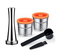 BENFUCHEN Juego de 2 filtros recargables para cápsulas de café y tamper compatibles con la máquina Illy IperEspresso X7.1 Y1.1 Y5 (3)
