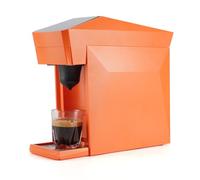 BENFUCHEN Máquina de café 4 en 1 desechable, 19 bar para cápsulas KCup Capsules/Nespresso OriginalLine/Dolce Gusto/Ground Coffee, naranja vibrante