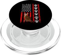 Bengal Cat 4th of July Patriotic American Flag Paws Lover PopSockets PopGrip para MagSafe