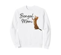 Bengal Cat Mom I Mama Family Pet Friend for Men Women Sudadera