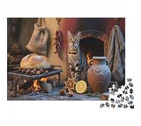 Bengal Gato Puzzle De 1000 Piezas Animal Rompecabezas para Adultos De Madera para Adultos Pintura Regalo 1000pcs (75x50cm)
