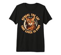 Bengal The Cat That Loves To Purr Cat Lover Owner Camiseta Premium