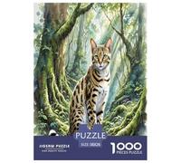 Bengala 1000 Piezas Animales Rompecabezas De Desafiantes Impossible Puzzle Juguetes Juego De Habilidad para Adultos Y Niños Regalos 38x26cm/1000pcs