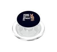 Bengala Cat Lover & Owner Funny Home is Where The Bengie Is Where The Bengie PopSockets PopGrip para MagSafe