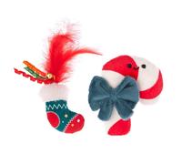 Bengala dulce y Bota de peluche para gato - Ferribiella