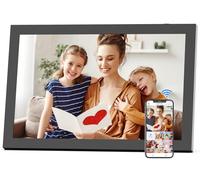 Benibela - Marco de fotos electrónico inteligente WiFi AI de 10.1 pulgadas con visualización táctil IPS, reconocimiento de IA, 2 filtros, visualización de presentación de diapositivas de 32 GB,
