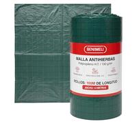 BENIMELI Malla Antihierbas Huerto 130g/m² - Alta Resistencia, Control Malas Hierbas Jardín, Huertos Urbanos Tela Antihierbas Polipropileno - Protección UV (Rollos, 1,50X100M)