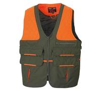 Benisport Chaleco de Caza con Doble morral Verde/Naranja (L)
