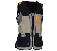 BENISPORT Chaleco de Tiro Fresino para Caza y Tiro Deportivo - Diseño Profesional con Bolsillos Amplios y Refuerzo Acolchado - Unisex (L)