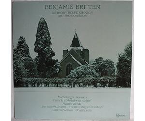 Benjamin Britten - Hyperion - A66209: Benjamin Britten: Anthony Rolfe Johnson (baritone); Graham Johnson (piano): Vinyl LP