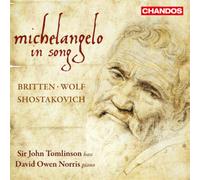 Benjamin Britten Michelangelo in Song (CD) Album (Importación USA)