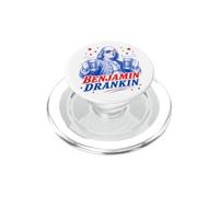 Benjamin Franklin Drankin Divertidos Amantes de la Cerveza Vintage de EE. UU. PopSockets PopGrip para MagSafe