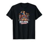 Benjamin Franklin Drummer Patriotic Rock Legend Design! Camiseta