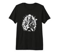 Benjamin Franklin Toca la Guitarra Camiseta Premium