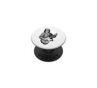 Benjamin Franklin Tocando la Guitarra con Gafas de Sol PopSockets PopGrip Adhesivo