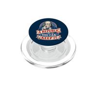 Benjamin Franklin Una República Si Puedes Mantenerla PopSockets PopGrip para MagSafe