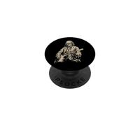 Benjamin Franklin Undead Tocando la Guitarra Alt Goth Music Band PopSockets PopGrip Adhesivo