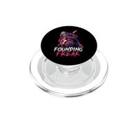 Benjamin Franklin Undead Tocando la Guitarra Fundación Freak Music PopSockets PopGrip para MagSafe