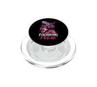 Benjamin Franklin Zombie Tocando Guitarra Fundación Freak Music PopSockets PopGrip para MagSafe