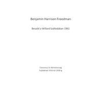 Benjamin Harrison Freedman Beszéd a Willard Hotelben, 1961: Cionizmus és Németország Fejlődések 1916-tól 1938-ig