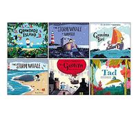 Benji Davies Collection 6 Books Set (Grandad's Island, The Storm Whale In Winter, Grandma Bird, The Storm Whale, The Grotlyn, Tad)