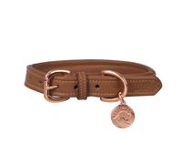 Benji & Flo Collar para Perros de Cuero Deluxe Acolchado (BZ4937)