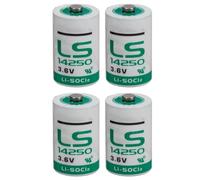 BenjiPower - 4 Pilas LS14250 1/2 AA 3,6 V Li-SOCL2 Litio
