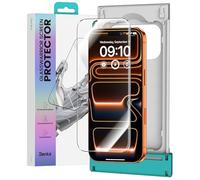 BENKS GlassWarrior AR para iPhone 17 Pro Protector Pantalla Cristal Templado, Grado Militar Inastillable, 3D Cobertura Total, Antirreflejos, Eliminación Automática de Polvo