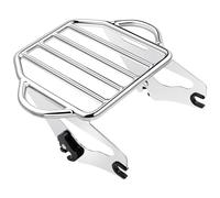 Benlari Chrome Detachable Luggage Rack 2-Up Mounting Rack Compatible for Harley Davidson Touring Road King Street Electra Glide 2009-2024 2021 2020 2019 2018 2017 2016 2015 2014 2013 2012 2011 2023
