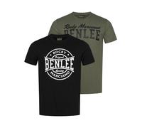 Benlee Camiseta 'Darcut' oliva / negro / blanco L EUR