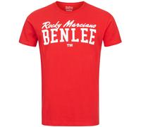 BENLEE Rocky Marciano Logo Camiseta, Rojo, S para Hombre