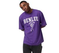 BENLEE Canciones Camiseta, Morado/Blanco, XL para Hombre