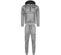 BENLEE Rocky Marciano Moorpark Chándal, Gris y Negro, XL para Hombre