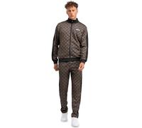 BENLEE Chándal para hombre de ajuste normal ART DECO, Negro/Dorado, L