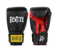 BENLEE Guantes de boxeo de piel sintética Rodney Junior Junior 04 oz negro/rojo