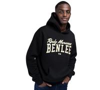 BENLEE Lemmy - Sudadera con capucha para hombre, Negro / Amarillo, M