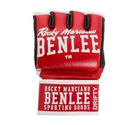 BENLEE Rocky Marciano DRIFTY Guantes de Piel para MMA, Unisex Adulto, Rojo, Small