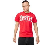 BENLEE Rocky Marciano Logo Camiseta, Rojo, L para Hombre