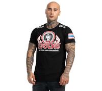 BENLEE Rocky Marciano Men Slim Fit T-Shirt Thailand Guantes de Boxeo en Miniatura, Hombre, Negro, XL
