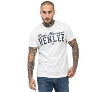 Benlee Rocky Marciano Promo Shortsleeve Logo Camisa, Blanco, S para Hombre