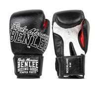 Benlee Rocky Marciano Rockland, Guantes de boxeo, Multicolor (blanco/negro), 12 oz