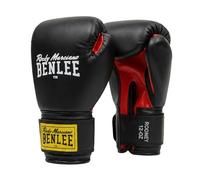 Benlee Rocky Marciano Rodney - Guante de boxeo (PVC), color negro/rojo, talla 8