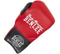 Benlee Rocky Marciano Guantes Unisex Typhoon Leather Contest Gloves, Rojo/Negro, 10 oz L