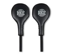 BENLEE Rocky Marciano Vento Hook&Jab-Almohadillas para Entrenamiento de Piel, Unisex-Adultos, Negro, Talla única