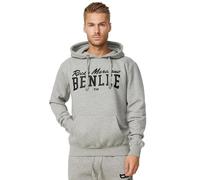 BENLEE STRONGHURST - Sudadera con Capucha para Hombre, Gris y Negro, L