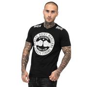 BENLEE Westfall - Camiseta para Hombre, Blanco/Negro, L