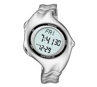 BENLYDESIGN Reloj de pulsera de metal único, relojes digitales para hombre, correa de acero inoxidable, Plateado/arenado, Y2K, futurista. Único